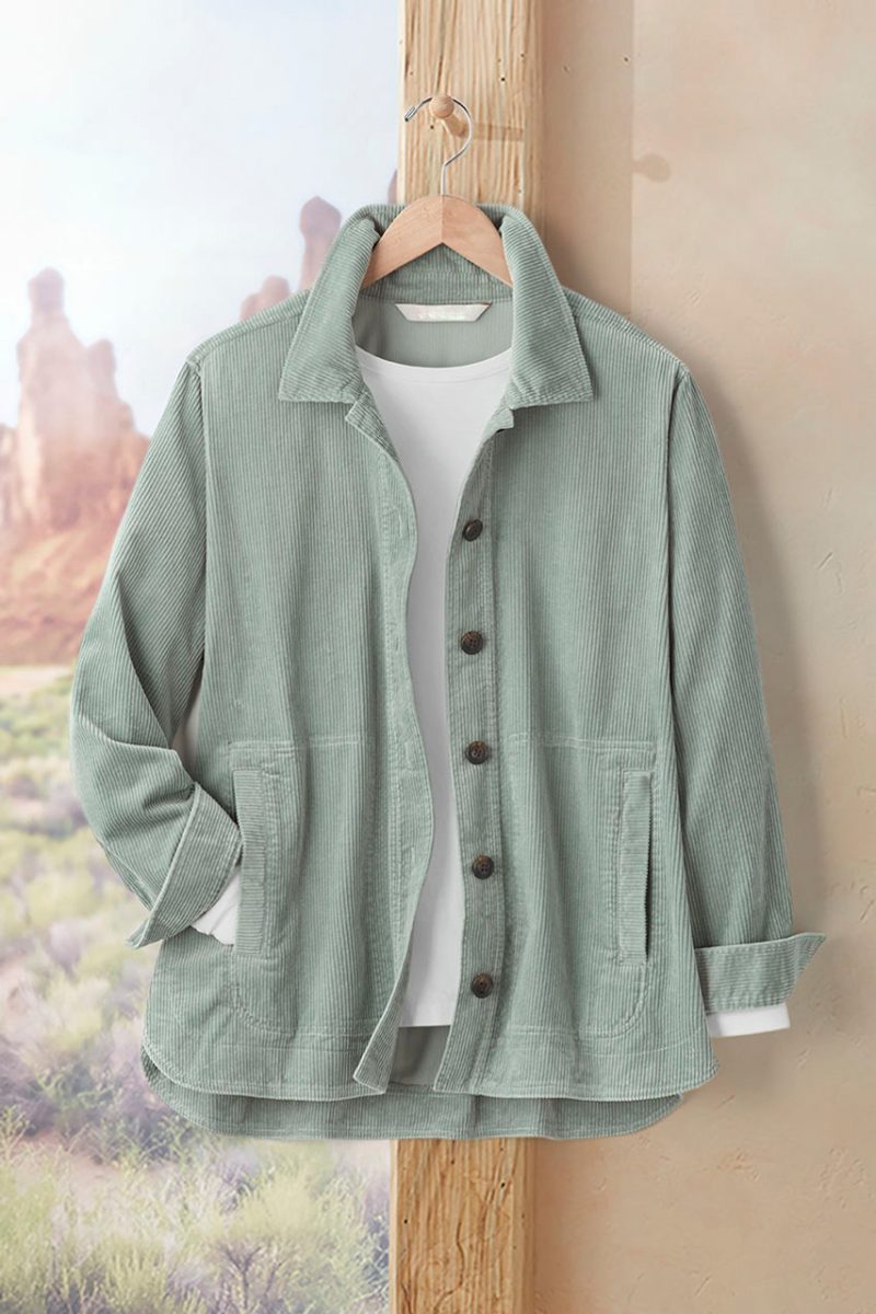 braeburn corduroy shirt jacket frosted thyme 10 16721