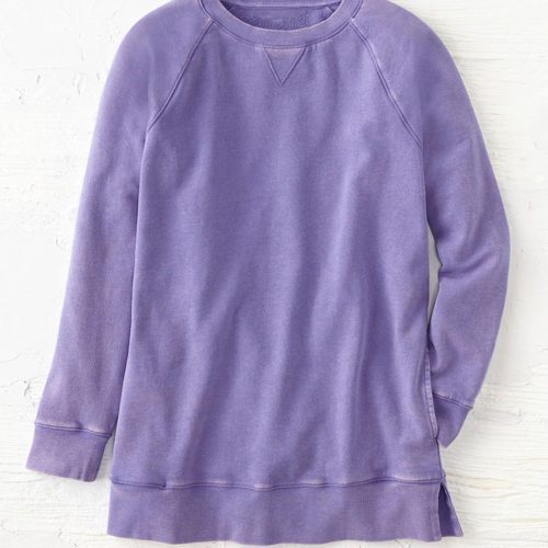 colorwash tunic sweatshirt perfect peri 7 94894