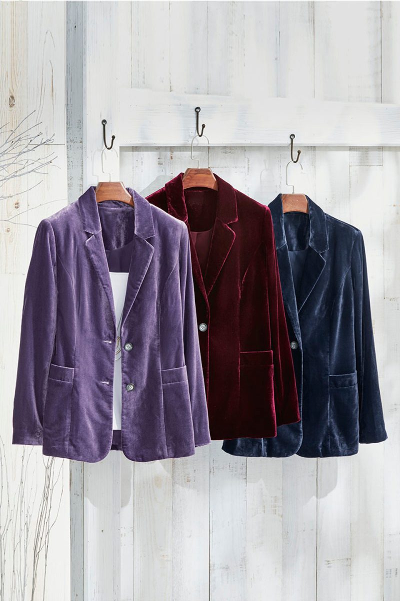 velvet blazer plum perfect 0 98439 51198